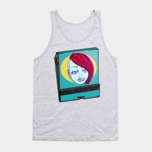 Scene Girl (blue) Tank Top